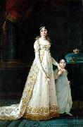 Robert Lefevre, Queen of Naples with her daughter Zenaide Bonaparte